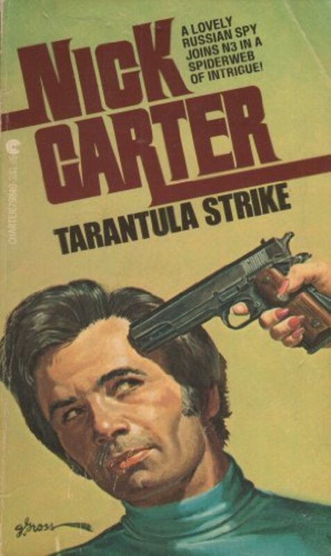 Book cover for "Tarantula Strike" by Nick Carter