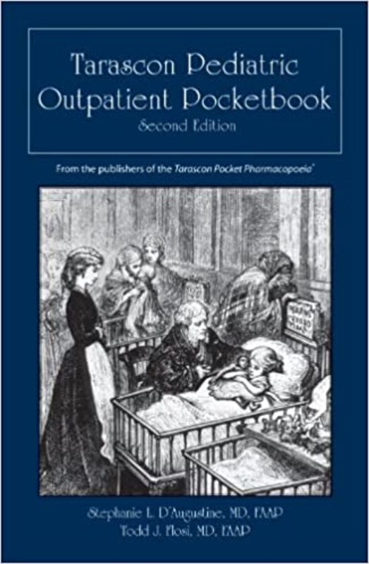Book cover for "Tarascon Pediatric Outpatient Pocketbook" by Stephanie L. D'Augustine
