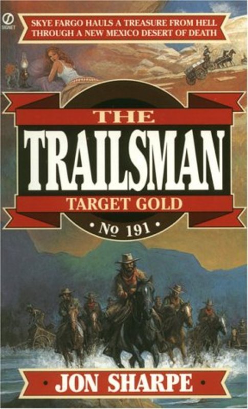 Book cover for "Target Gold" by Jon Sharpe