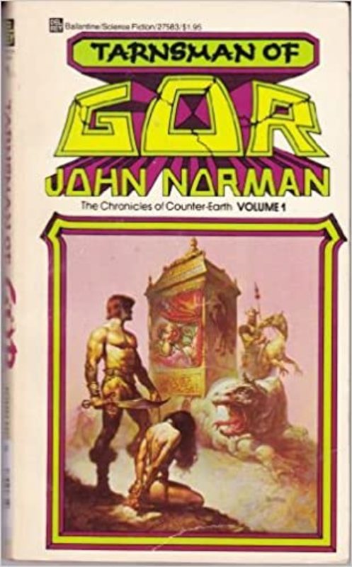 Book cover for "Tarnsman of Gor" by John Norman
