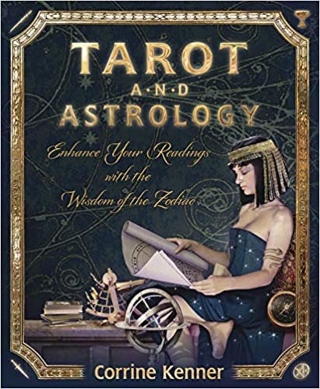 Book cover for "Tarot and Astrology" by Corrine Kenner