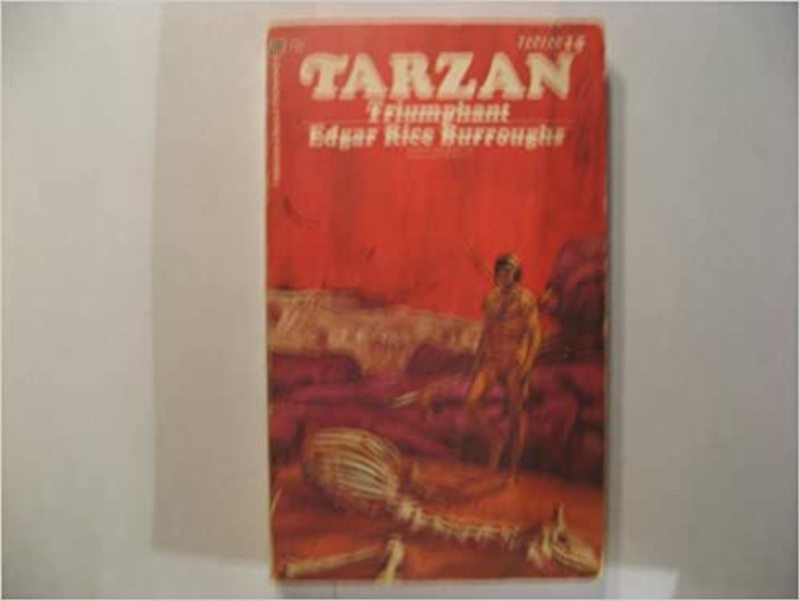 Book cover for "Tarzan Triumphant" by Edgar Rice Burroughs