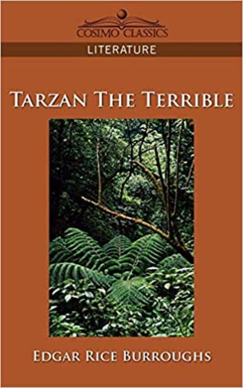 Book cover for "Tarzan the Terrible" by Edgar Rice Burroughs