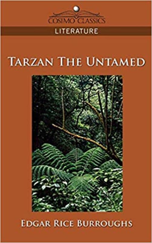 Book cover for "Tarzan the Untamed" by Edgar Rice Burroughs