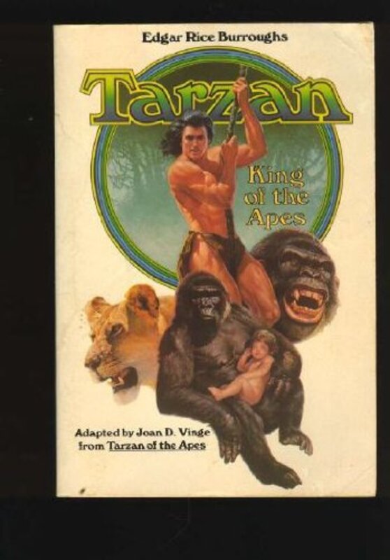 Book cover for "Tarzan, King of Apes" by Joan Vinge