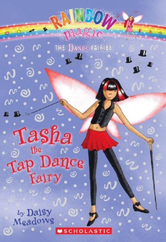 Book cover for "Tasha the Tap Dance Fairy" by Daisy Meadows