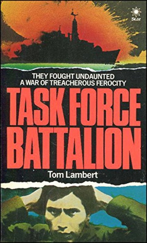 Book cover for "Task Force Battalion" by Shaun Hutson