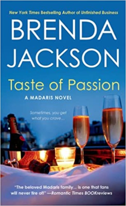 Book cover for "Taste of Passion" by Brenda Jackson