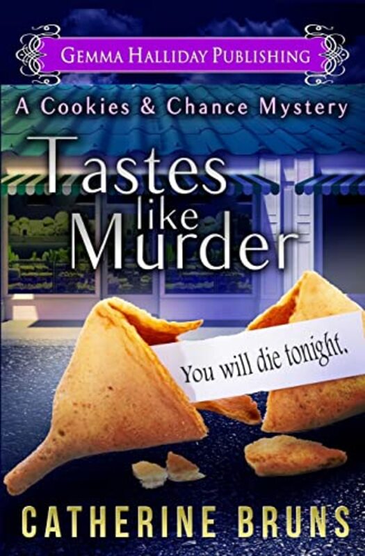 Book cover for "Tastes Like Murder" by Catherine Bruns