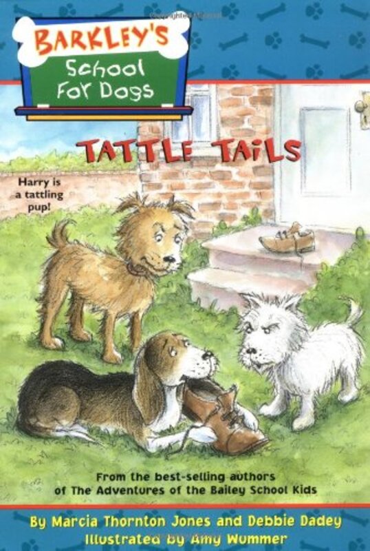 Book cover for "Tattle Tails" by Marcia Thornton Jones