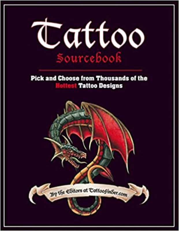 Book cover for "Tattoo Sourcebook" by Tattoofinder