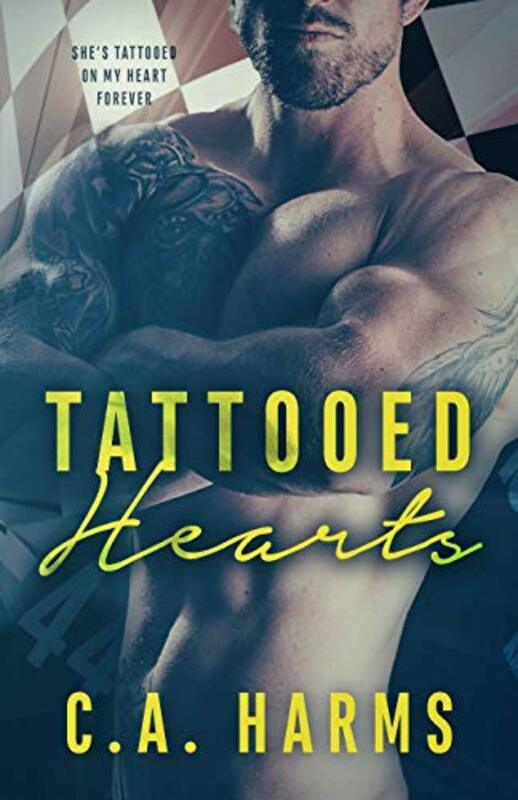 Book cover for "Tattooed Hearts" by CA Harms