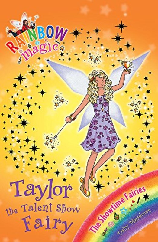Book cover for "Taylor the Talent Show Fairy" by Daisy Meadows