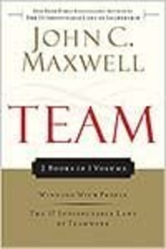 Book cover for "Team 2 In 1: Winning With People And 17 Indisputable Laws" by John C Maxwell