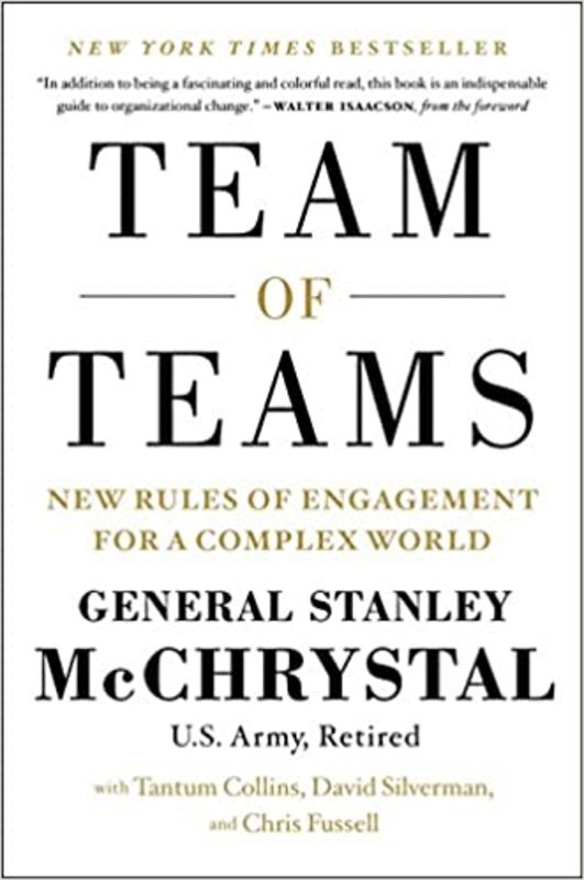 Book cover for "Team of Teams" by Stanley McChrystal