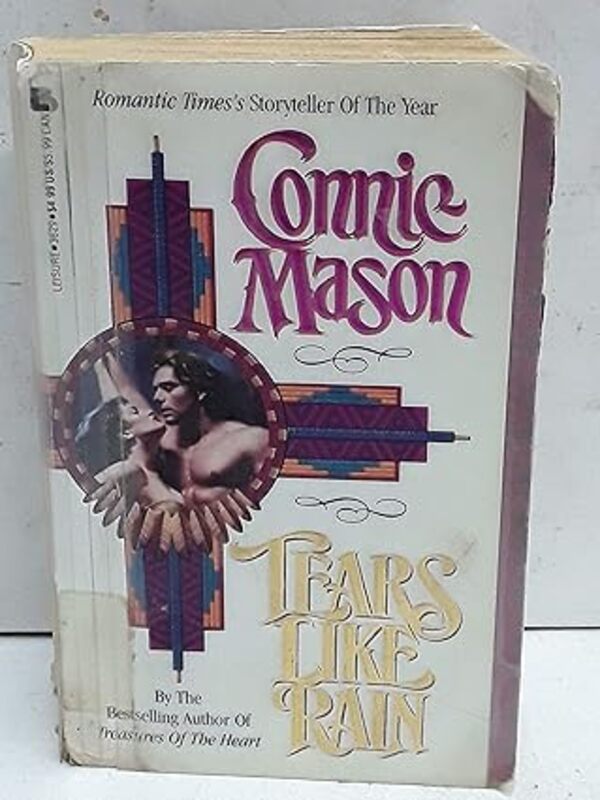Book cover for "Tears Like Rain" by Connie Mason