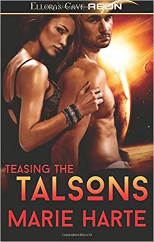 Book cover for "Teasing the Talsons" by Marie Harte