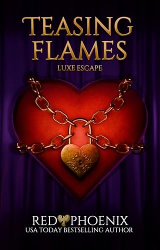 Book cover for "Teasing Flames" by Red Phoenix