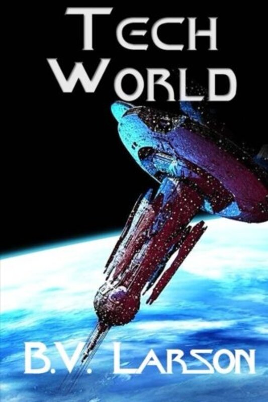 Book cover for "Tech World" by BV Larson