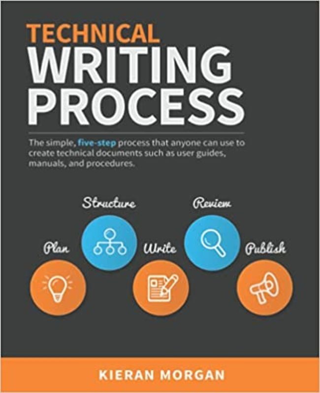 Book cover for "Technical Writing Process" by Kieran Morgan