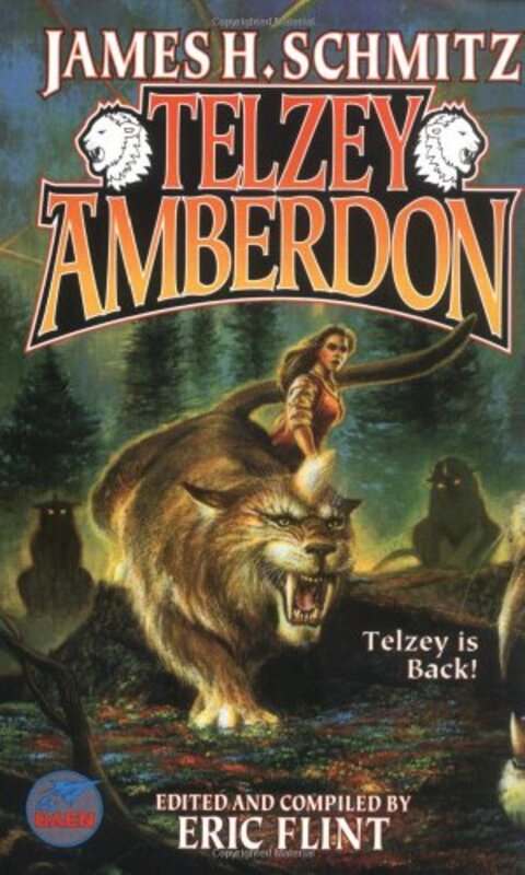 Book cover for "Telzey Amberdon" by James H Schmitz