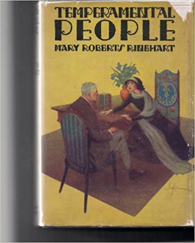Book cover for "Temperamental People" by Mary Roberts Rinehart