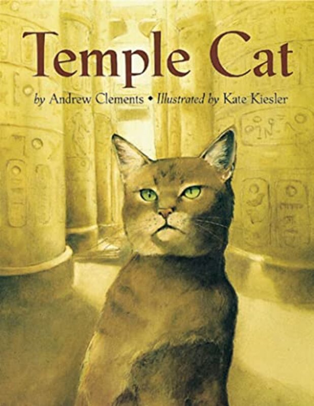 Book cover for "Temple Cat" by Andrew Clements