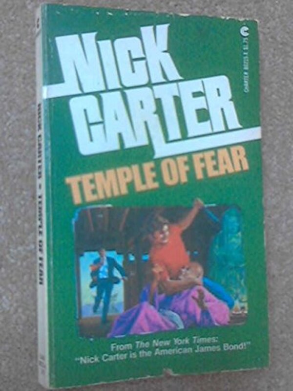 Book cover for "Temple of Fear" by Nick Carter