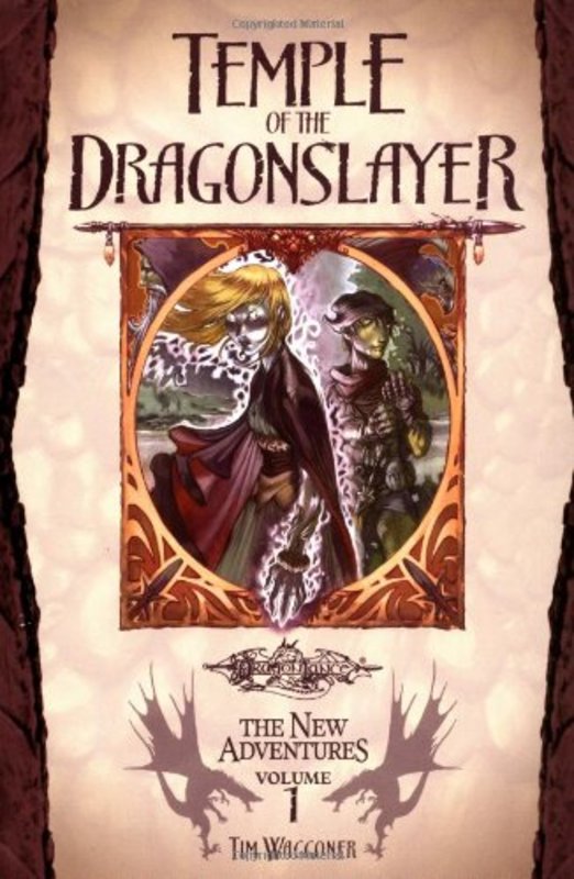 Book cover for "Temple of the Dragonslayer" by Tim Waggoner