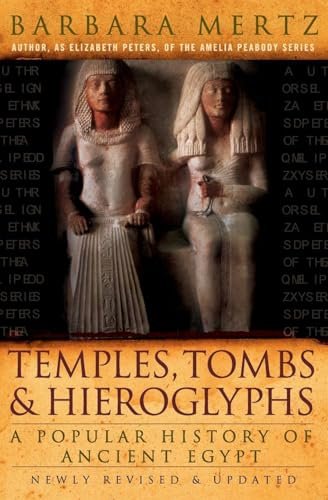 Book cover for "Temples, Tombs & Hieroglyphs" by Elizabeth Peters