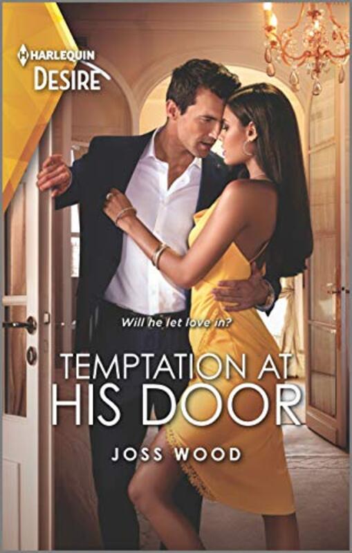 Book cover for "Temptation at His Door" by Joss Wood