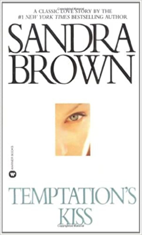 Book cover for "Temptation's Kiss" by Sandra Brown