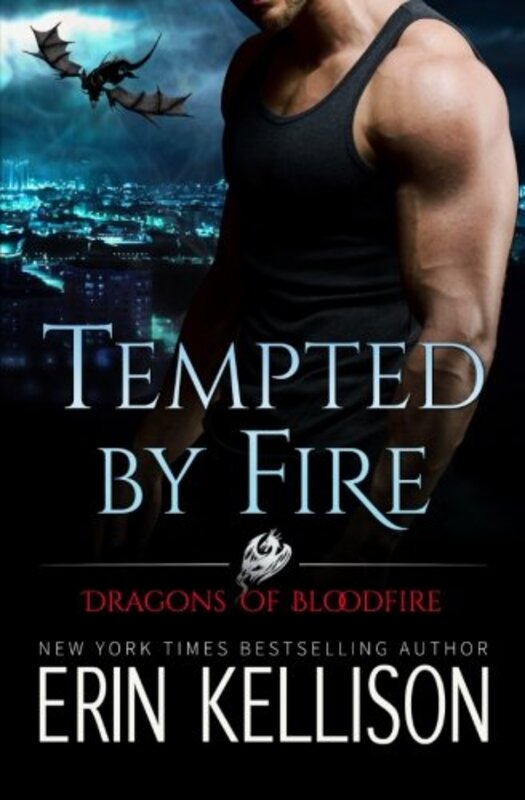 Book cover for "Tempted by Fire" by Erin Kellison