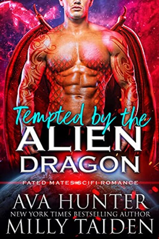 Book cover for "Tempted by the Alien Dragon" by Milly Taiden