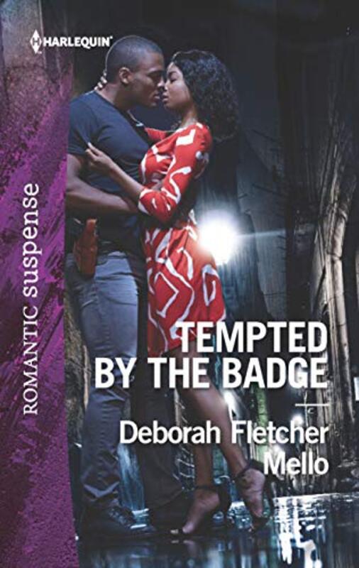 Book cover for "Tempted by the Badge" by Deborah Fletcher Mello