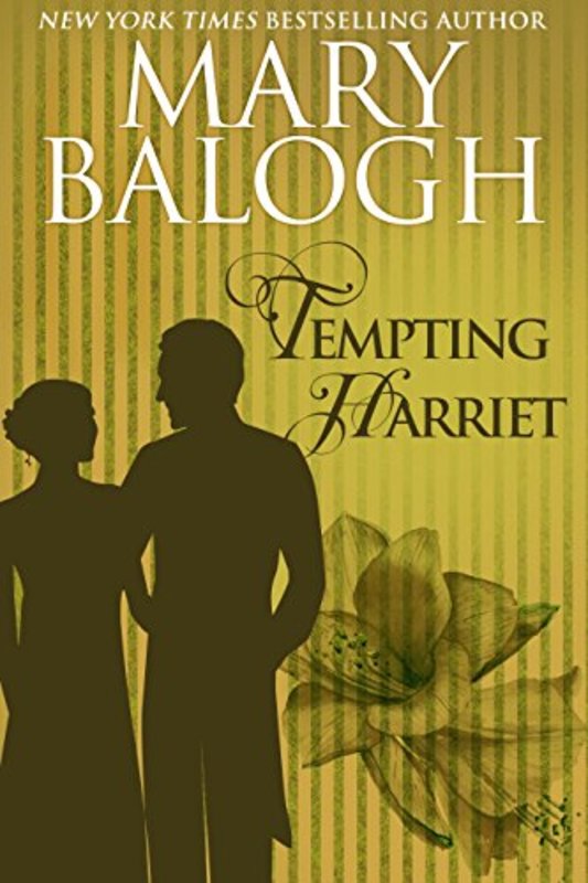 Book cover for "Tempting Harriet" by Mary Balogh