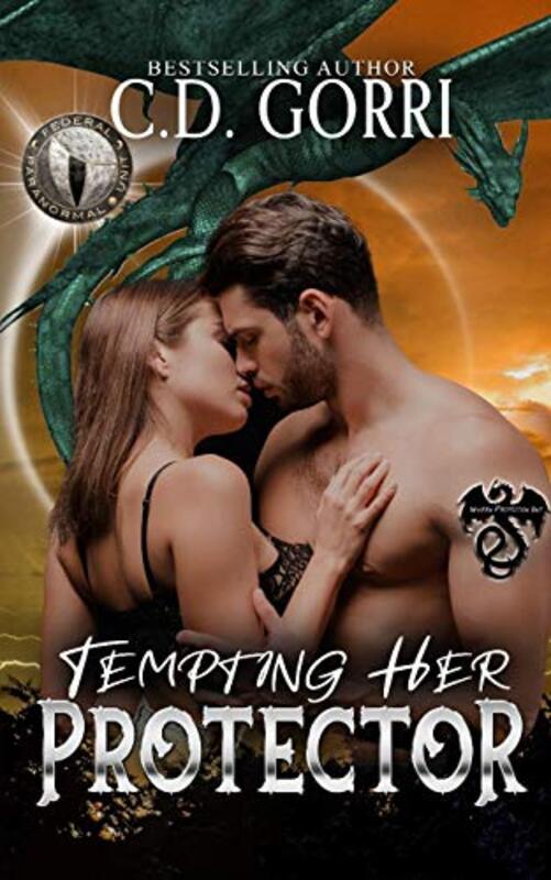 Book cover for "Tempting Her Protector: Federal Paranormal Unit" by CD Gorri