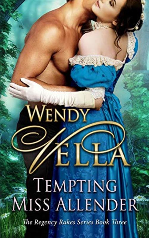 Book cover for "Tempting Miss Allender" by Wendy Vella