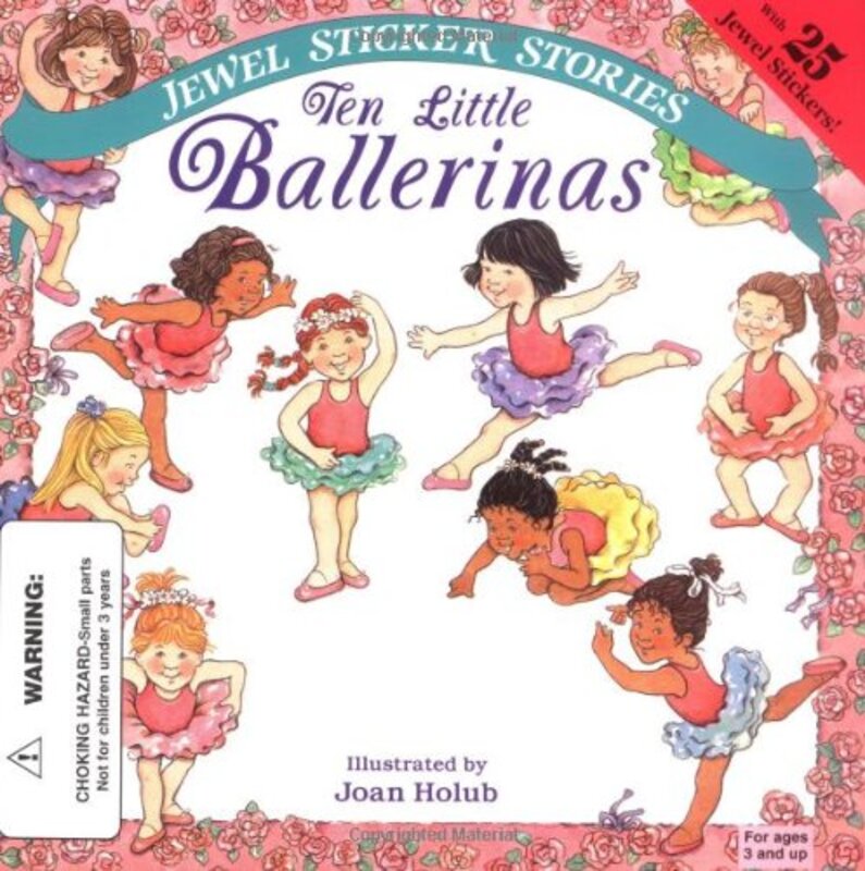 Book cover for "Ten Little Ballerinas" by Joan Holub
