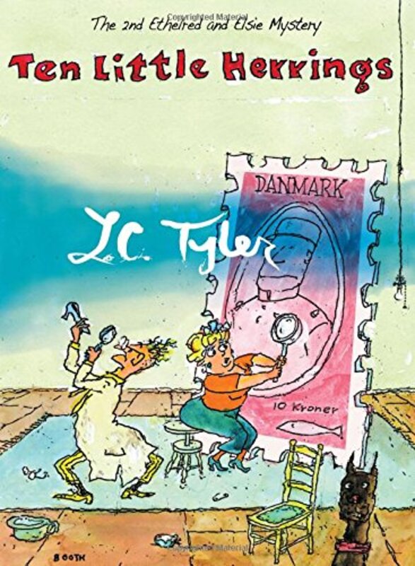Book cover for "Ten Little Herrings" by L C Tyler