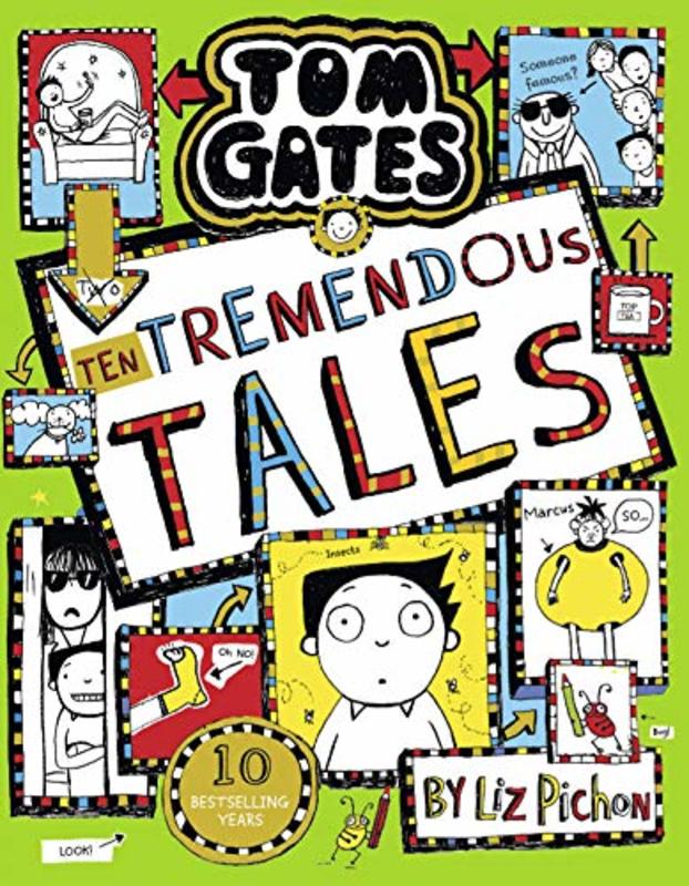 Book cover for "Ten Tremendous Tales" by Liz Pichon