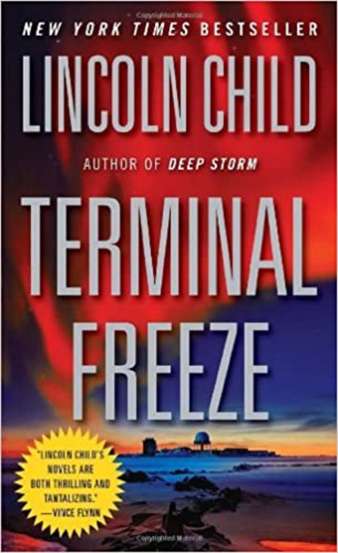 Book cover for "Terminal Freeze" by Lincoln Child