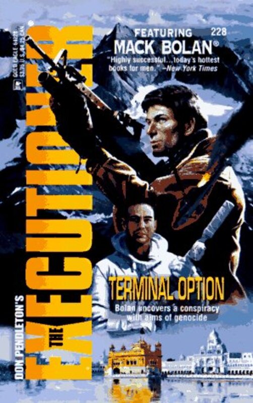 Book cover for "Terminal Option" by Don Pendleton