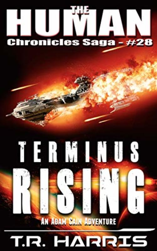Book cover for "Terminus Rising" by TR Harris