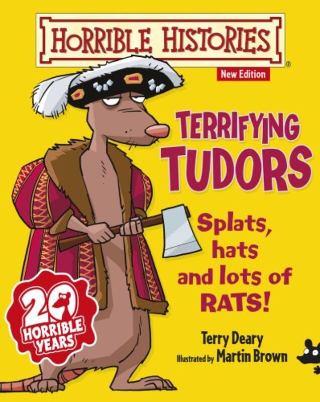 Book cover for "Terrifying Tudors / Even More Terrible Tudors" by Terry Deary
