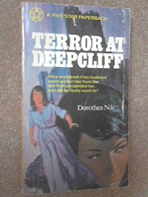 Book cover for "Terror At Deepcliff" by Michael Avallone