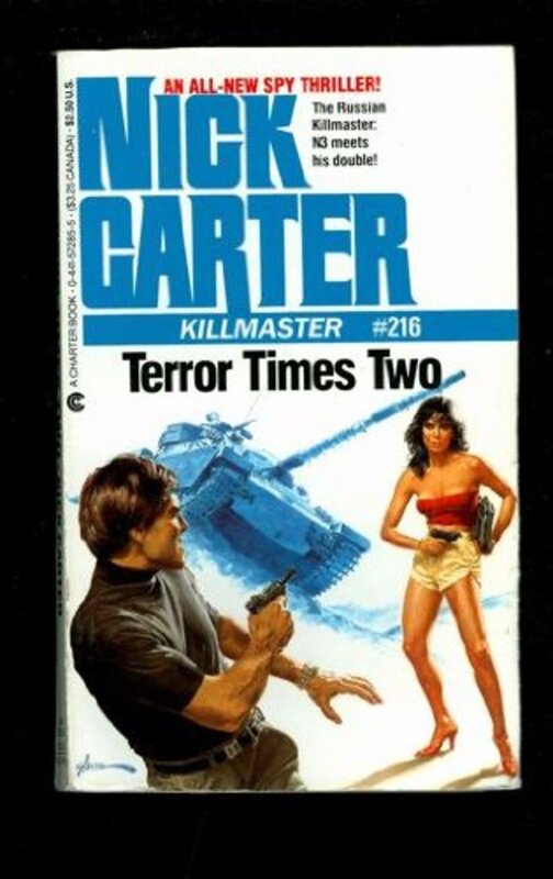 Book cover for "Terror Times Two" by Nick Carter