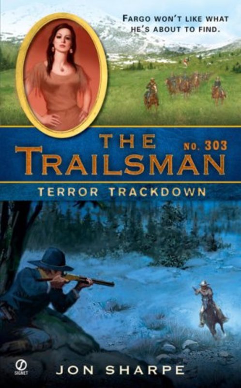 Book cover for "Terror Trackdown" by Jon Sharpe
