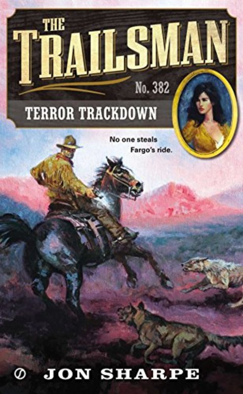 Book cover for "Terror Trackdown" by Jon Sharpe