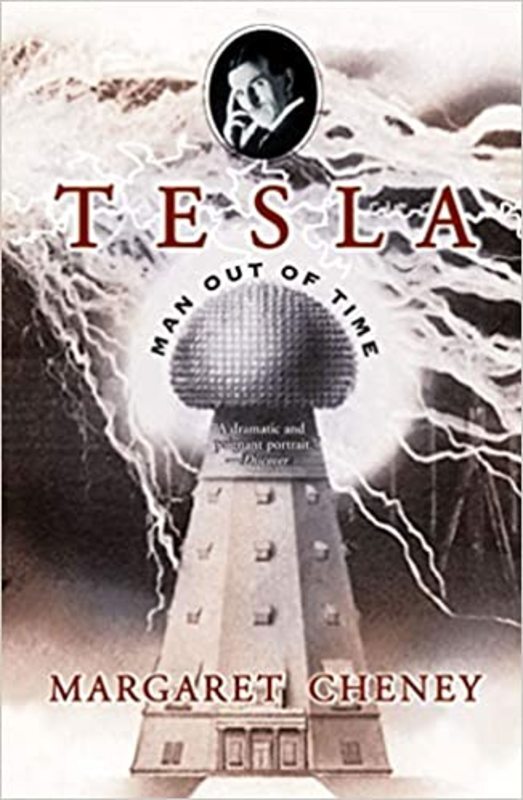 Book cover for "Tesla" by Margaret Cheney
